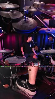 Foot cam yah nah? I don’t understand social media but I DO understand @underoathband 🤘 #drumcover #underoath #drummer #drums